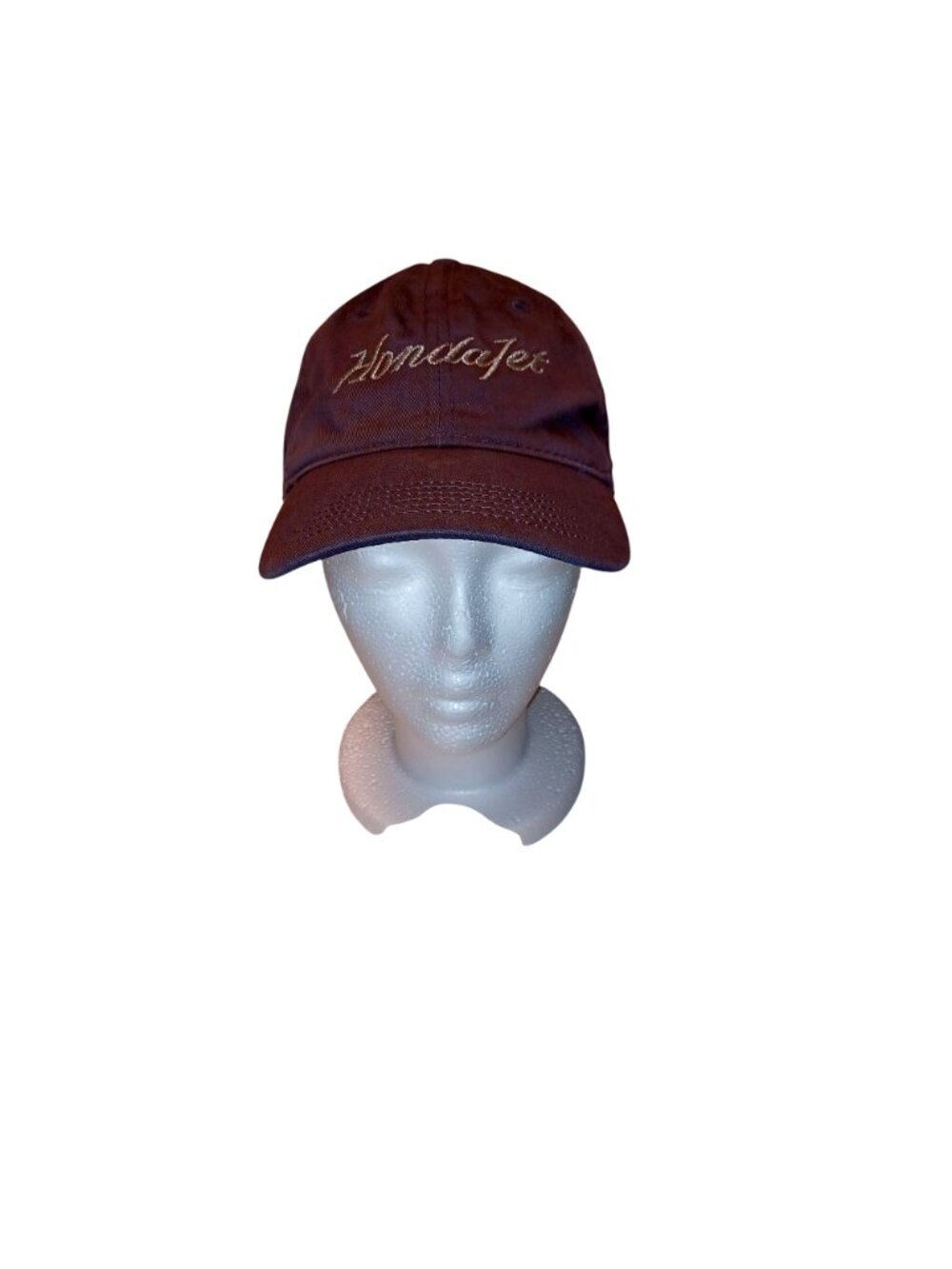 Cap HondaJet Aircraft Aviation Pilots Brown Embroidered Baseball Hat Women's OS
